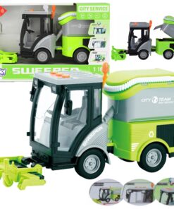 WOOPIE City Sweeper 1:16 Žaliojo garso ir šviesos efektai