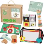 WOOPIE GREEN XXL Montessori Box Sensorinis ir edukacinis 6in1