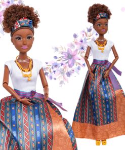 WOOPIE ROYAL Lėlė Lili Ebony Elegantiška Suknelė