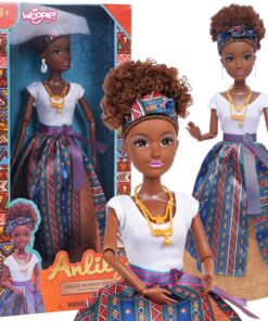 WOOPIE ROYAL Lėlė Lili Ebony Elegantiška Suknelė