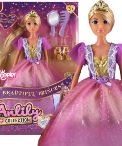 WOOPIE ROYAL Lėlė Lili Princesė su ilgais plaukais ir aksesuarais