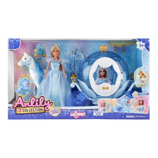 WOOPIE ROYAL ledo princesė Lily su magiška karieta ir priedais