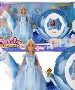 WOOPIE ROYAL ledo princesė Lily su magiška karieta ir priedais