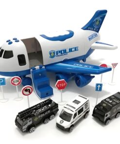 WOOPIE suardomas lėktuvo transporteris policija su 3 policijos automobiliais