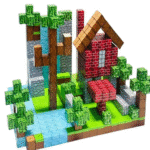 Magnetinės minecraft kaladėlės 501vnt.