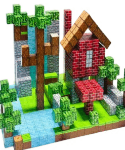 Magnetinės minecraft kaladėlės 501vnt.