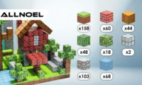Magnetinės minecraft kaladėlės 501vnt. - Image 4