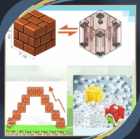 Magnetinės minecraft kaladėlės 264vnt - Image 3