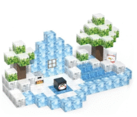Minecraft žiemos magnetiniai konstruktoriai 145vnt - Image 2