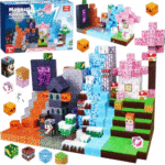 Magnetinės minecraft kaladėlės 150vnt