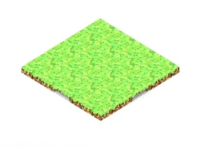 Minecraft magnetinių kaladėlių pagrindas - žolė - Image 2
