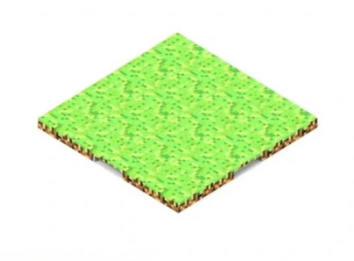 Minecraft magnetinių kaladėlių pagrindas - žolė - Image 2