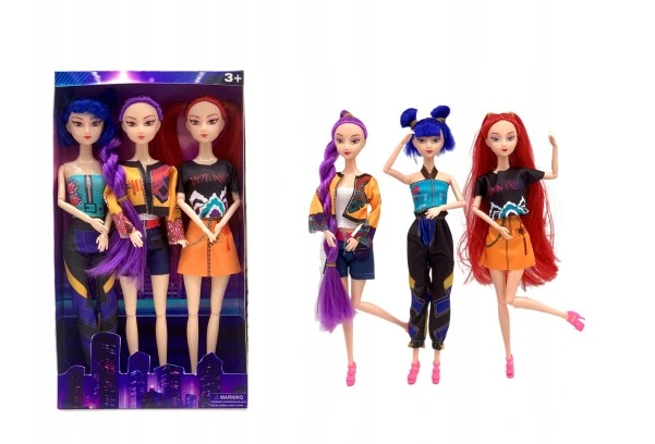 Screenshot_50 K-Pop Demon hunter 3 lėlių rinkinys su muzika