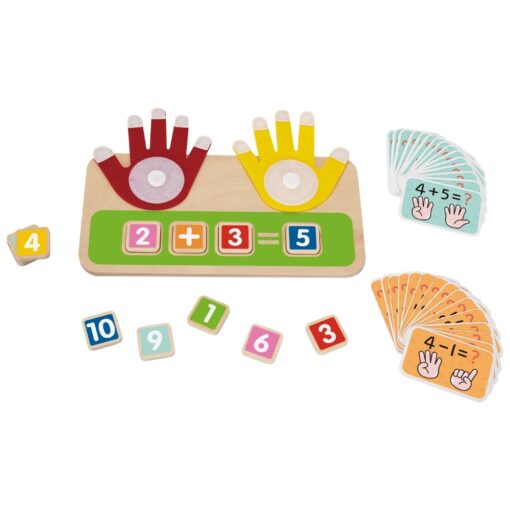 Tooky Toy „Skaičiuojame pirštais“