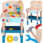 TOOKY TOY Medinis „Pasidaryk pats“ stalas