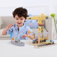 TOOKY TOY medinis uosto krano rinkinys