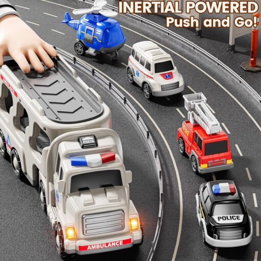 5 automobiliai – greitoji pagalba
