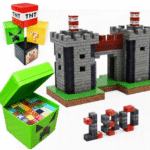 Minecraft magnetiniai konstruktoriai dėžutėje