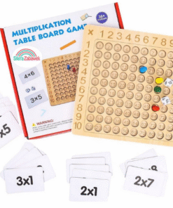 Medinis edukacinis žaidimas Montessori daugybos lentelė