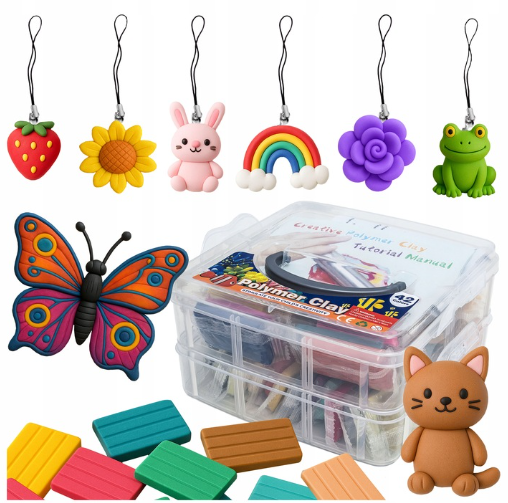 Screenshot_243 Polimerinio molio rinkinys skirtas pakabukų ir auskarų gamybai