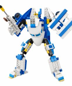 2in1 keleivinio lėktuvo ir roboto konstrultorius 417 vnt.