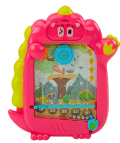 2in1 kišeninė piešimo ir žaidimų lenta Pink Dinosaur