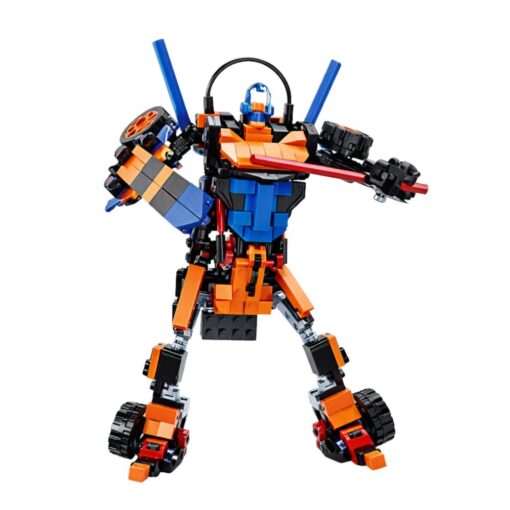 2in1 oranžinis lenktyninio roboto konstruktorius 322vnt