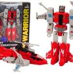 2in1 raudonas robotas–sraigtasparnis vaikams
