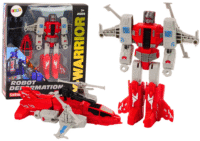 2in1 raudonas robotas–sraigtasparnis vaikams