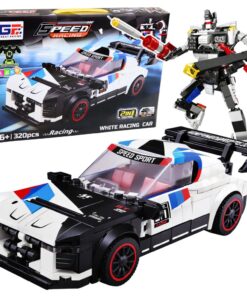 2in1 sportinis automobilis ir robotas konstruktorius 320 vnt.