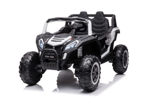 Akumuliatorinis automobilis YSA036 White 4×4 (baltos spalvos)