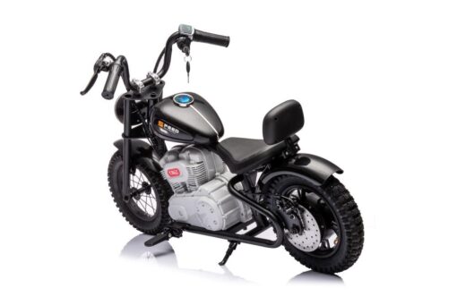 Akumuliatorinis motociklas A9902 36V juodos spalvos