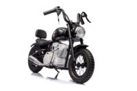 Akumuliatorinis motociklas A9902 36V juodos spalvos