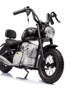 Akumuliatorinis motociklas A9902 36V juodos spalvos