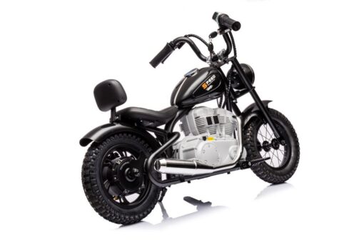 Akumuliatorinis motociklas A9902 36V juodos spalvos