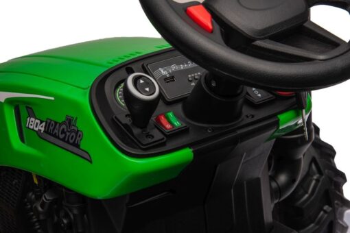 Akumuliatorinis traktorius HC‑306 24V žalios spalvos