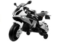 BMW S1000RR Silver – elektrinis vaikiškas motociklas