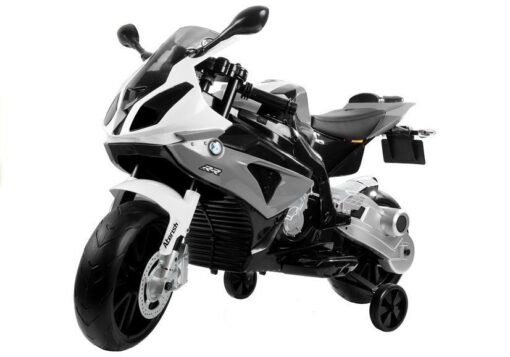 BMW S1000RR Silver – elektrinis vaikiškas motociklas