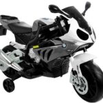 BMW S1000RR Silver – elektrinis vaikiškas motociklas