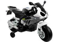 BMW S1000RR Silver – elektrinis vaikiškas motociklas