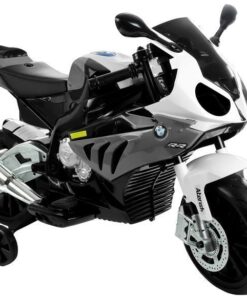 BMW S1000RR Silver – elektrinis vaikiškas motociklas