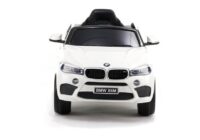 BMW X6 Baltas – vaikiškas elektrinis automobilis
