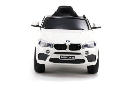 BMW X6 Baltas – vaikiškas elektrinis automobilis