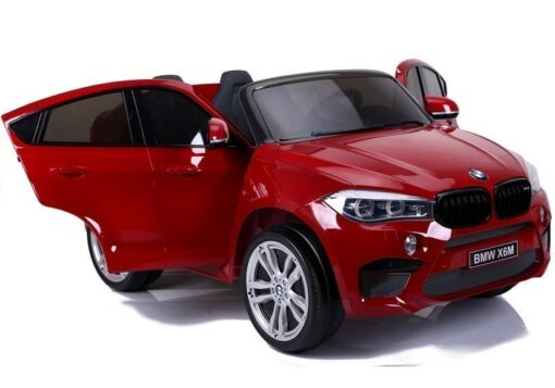 BMW X6M Raudonas – elektrinis vaikiškas automobilis