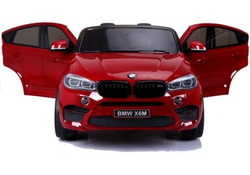 BMW X6M Raudonas – elektrinis vaikiškas automobilis