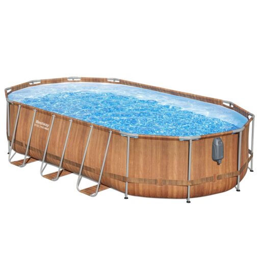 Bestway Power Steel stačiakampis karkasinis baseinas 610 x 366 x 122 cm