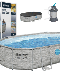 Bestway stačiakampis karkasinis baseinas 427 x 250 x 100 cm