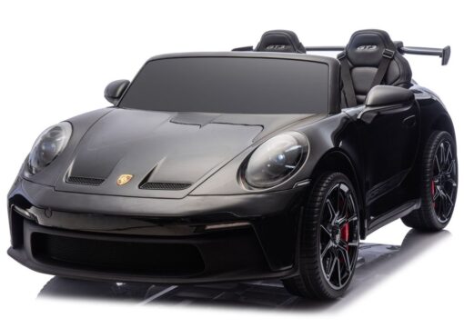 DK‑P911 Porsche GT3 juodos spalvos akumuliatorinis automobilis vaikams