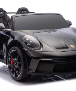 DK‑P911 Porsche GT3 juodos spalvos akumuliatorinis automobilis vaikams