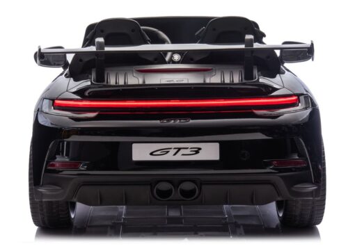 DK‑P911 Porsche GT3 juodos spalvos akumuliatorinis automobilis vaikams